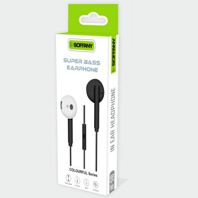 HF510-001 Jack Girişli / Kablolu Kulaklık  / Beyaz - 2