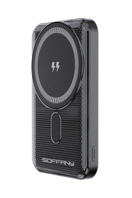 10.000 mAh Magsafe  P.Bank   Hızlı Şarj   Type-C + USB Giriş-Çıkış