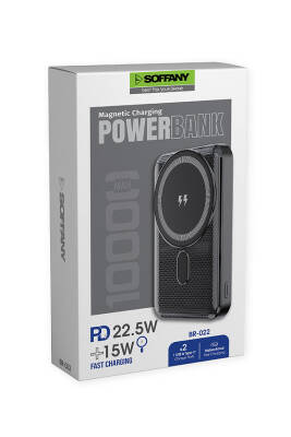 10.000 mAh Magsafe  P.Bank   Hızlı Şarj   Type-C + USB Giriş-Çıkış - 3