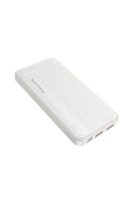 20.000 mAh P.Bank  / 2 Type-C + 1 USB Çıkışlı Beyaz - 2