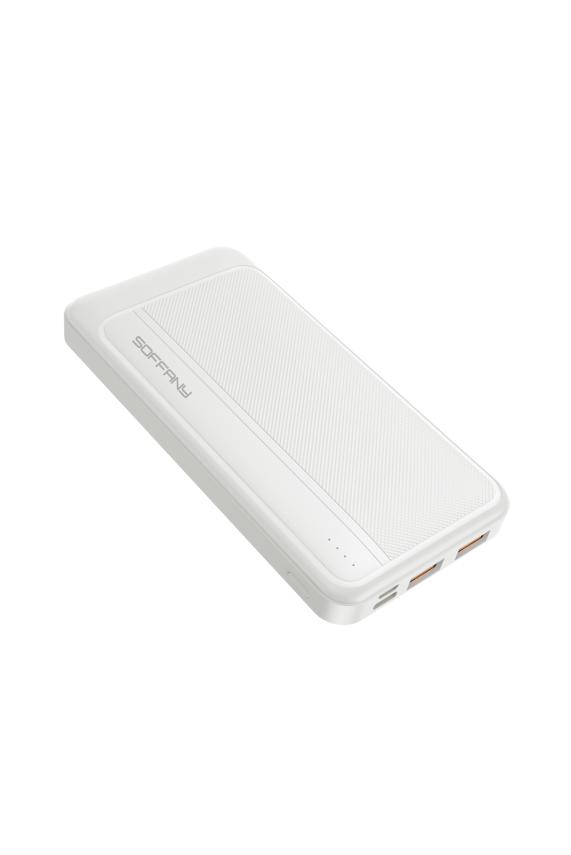 20.000 mAh P.Bank  / 2 Type-C + 1 USB Çıkışlı Beyaz - 2