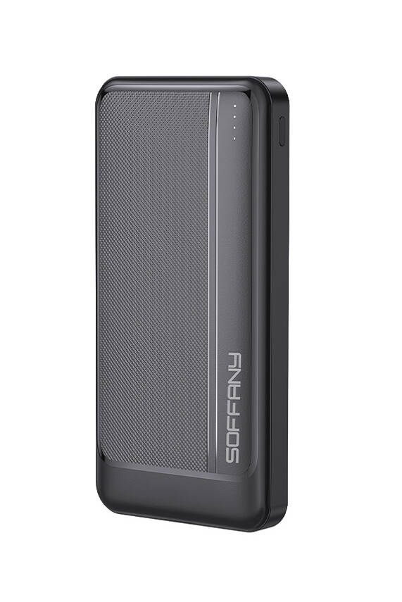 20.000 mAh P.Bank / 2 Type-C + 1 USB Çıkışlı Siyah - 2