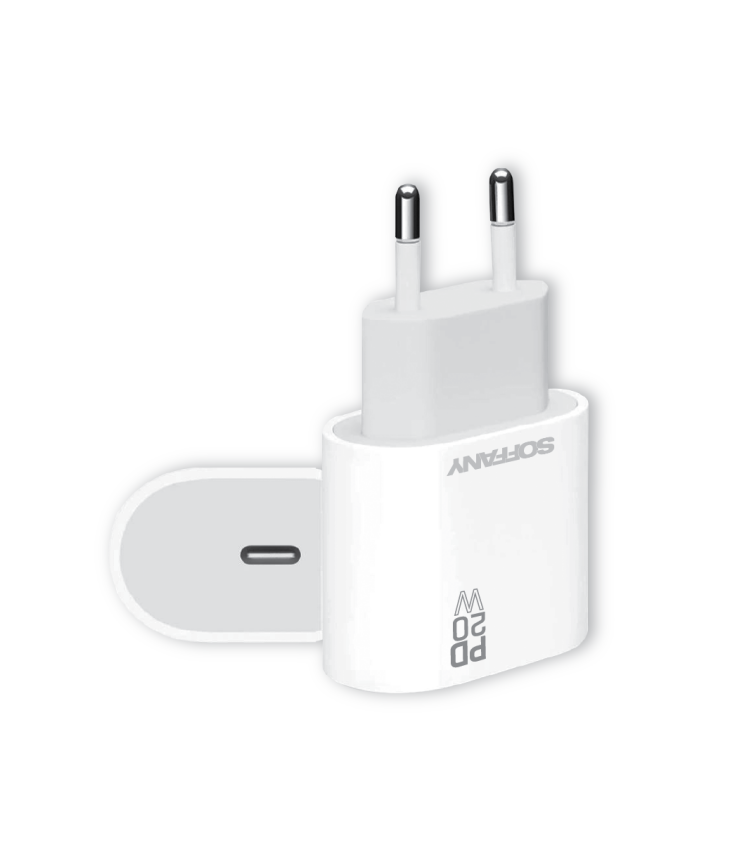 20W PD USB-C Hızlı Şarj Adaptörü ECO-PD Şarj Cihazı - 1