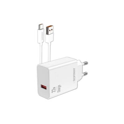 22W Çift Çıkışlı Turbo Şarj Seti + Kablo - 1