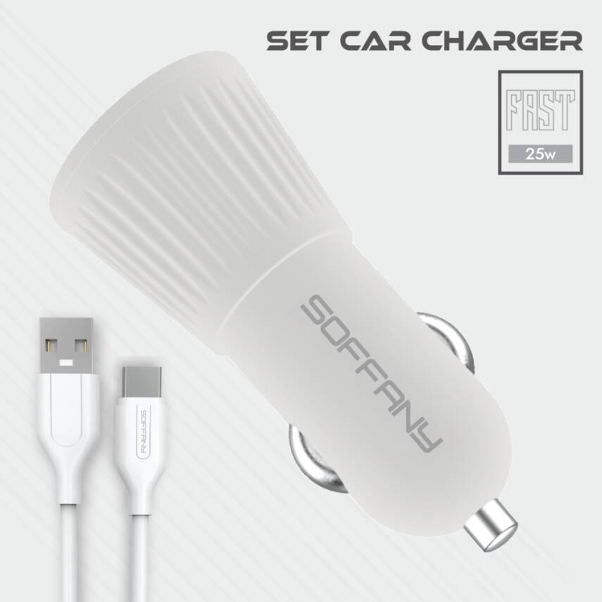 SY-691 25W Type-C Araç Şarj & Data Kablosu - 1