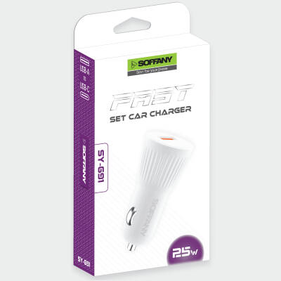 SY-691 25W Type-C Araç Şarj & Data Kablosu - 2