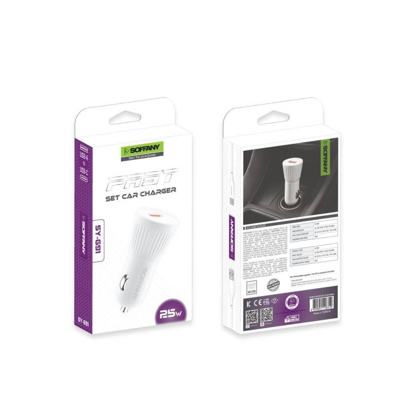 25 W USB-C Araç Şarj Adaptörü - 2