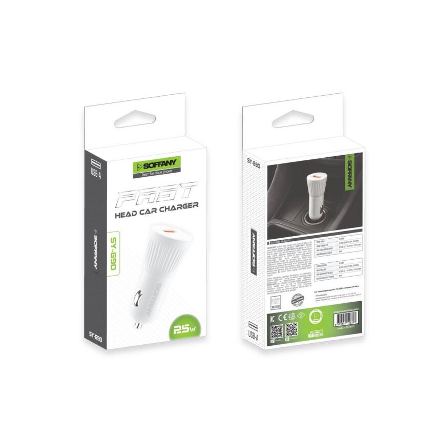 25W USB-A Araç Şarj Adaptörü - 2