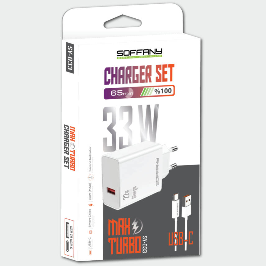 SY-033 33W TURBO USB-C Şarj & Data Kablosu - 2