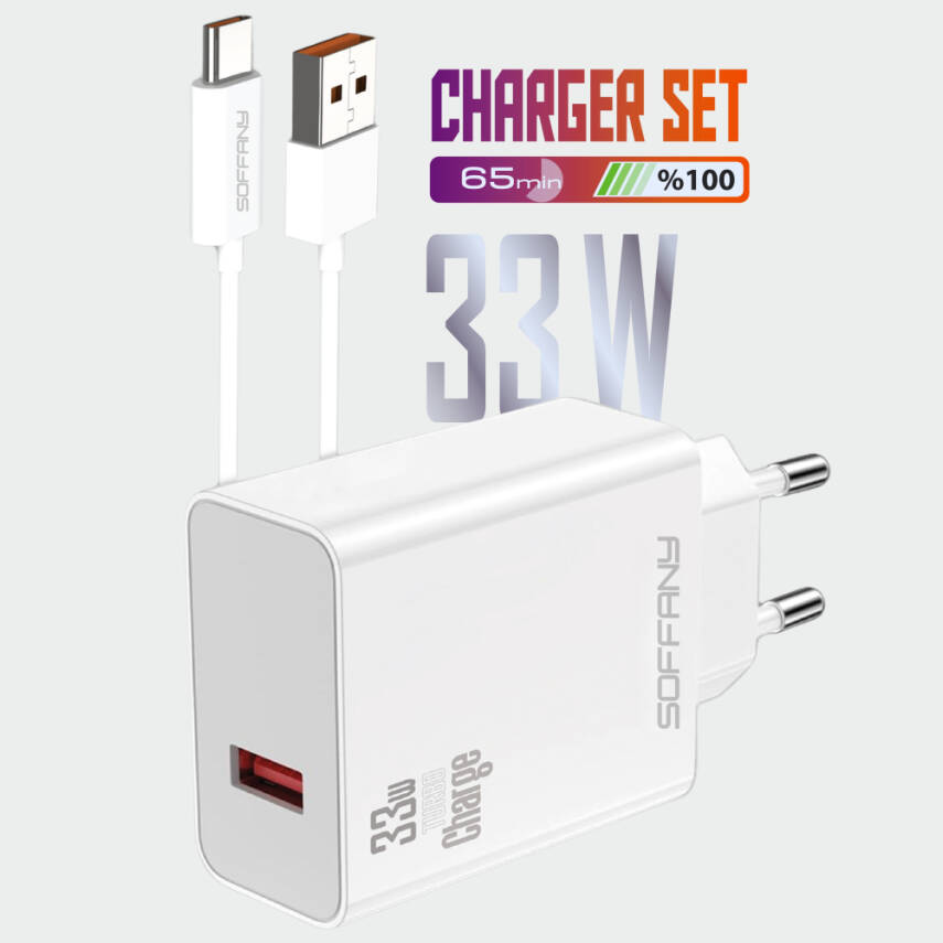 SY-033 33W TURBO USB-C Şarj & Data Kablosu - 1