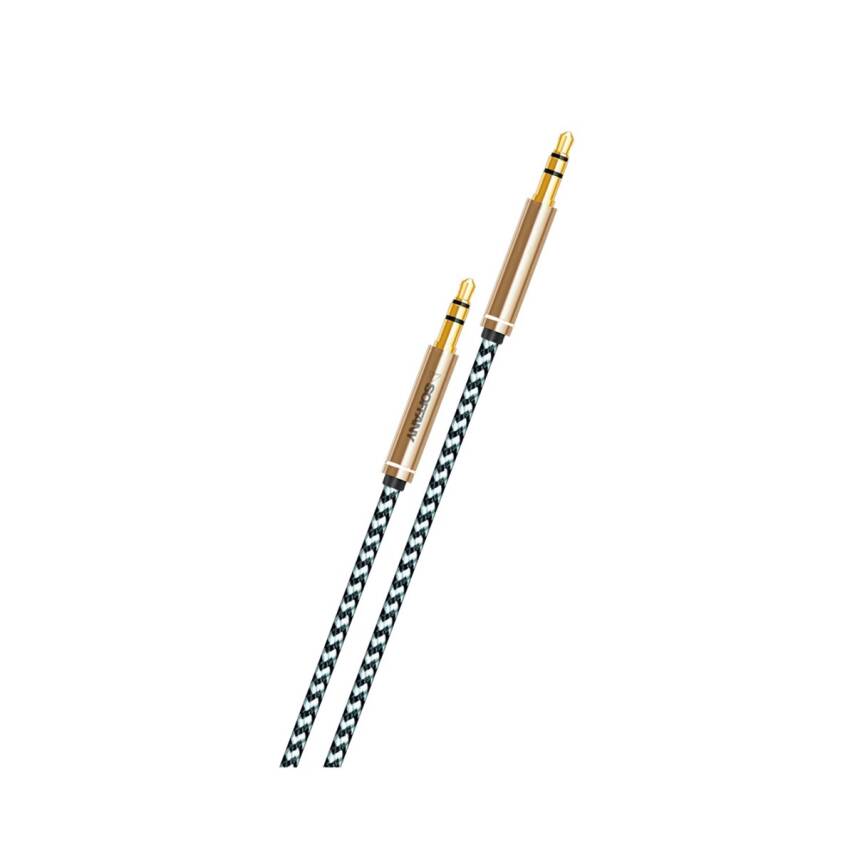 3.5 mm Jack Aux Kablo Beyaz - 1