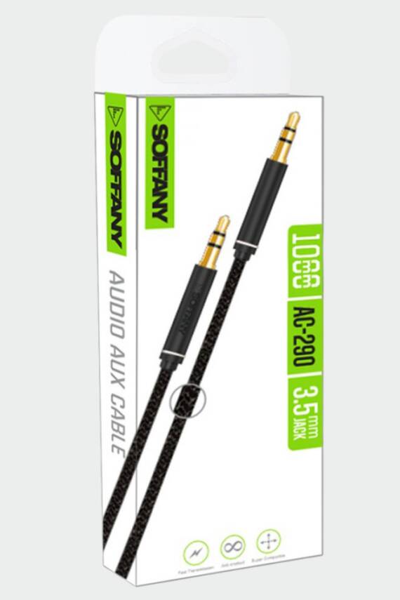 3.5 mm Jack Aux Kablo Siyah - 2