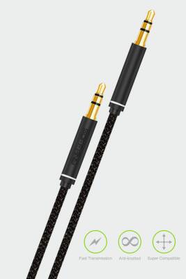 3.5 mm Jack Aux Kablo Siyah