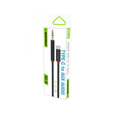 3.5 mm Jack AUX to Type-C Ses Kablosu Siyah - 2