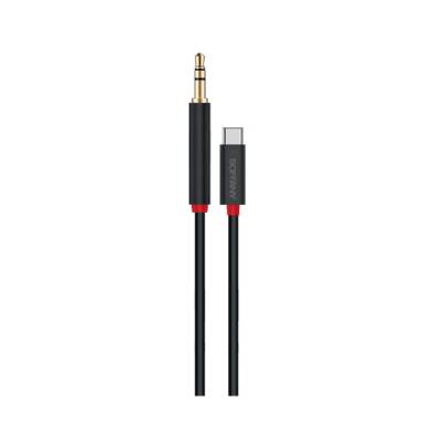 3.5 mm Jack AUX to Type-C Ses Kablosu Siyah - 1