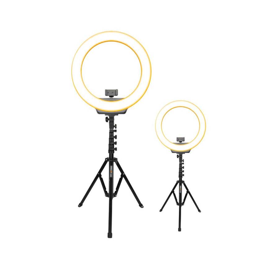 36 inç RGB LED Soft Ring Light - Ayaklı ve 360 derece dönebilir - 1
