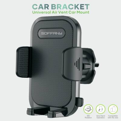 HY-750 360°  Araç İçi Telefon Tutucu / Klima Uyumlu