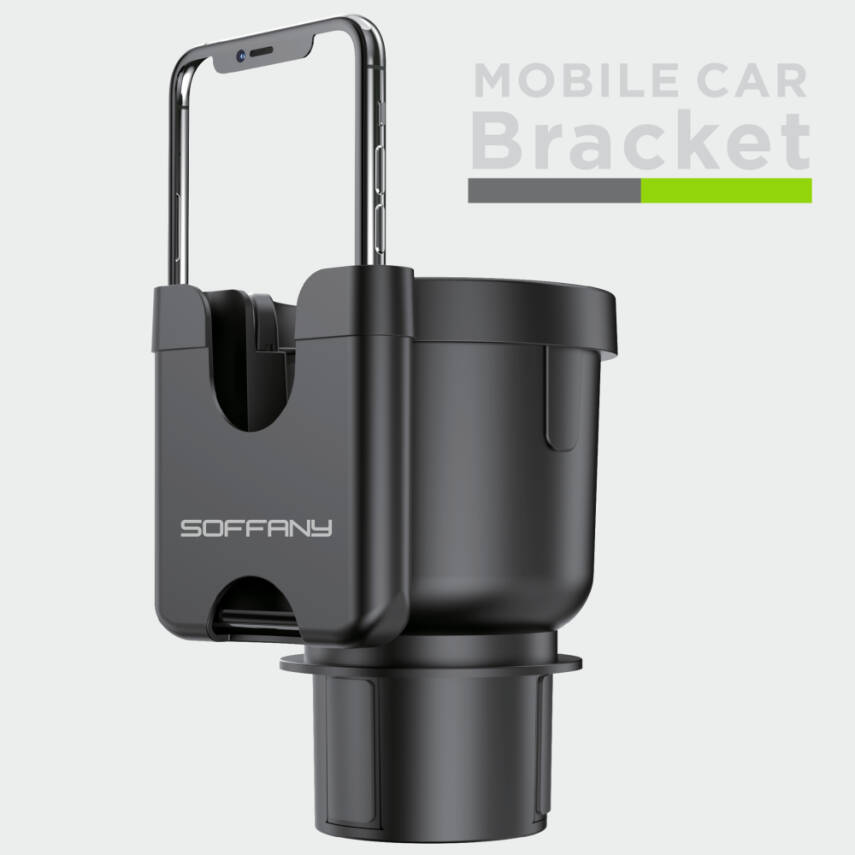 HY-790 360°  Araç Telefon ve Bardak Tutucu - 1