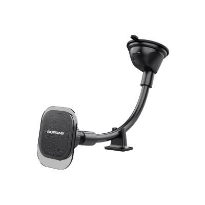 360° Dönebilen Cam Vantuzlu Araç İçi Telefon Tutucu - 1