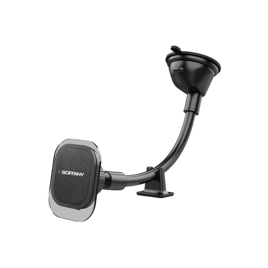 360° Dönebilen Cam Vantuzlu Araç İçi Telefon Tutucu - 1