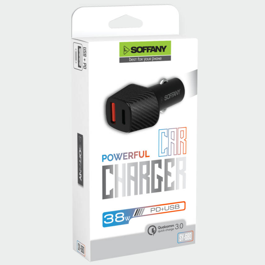 SY-680 38W Araç Şarj Başlığı - 2