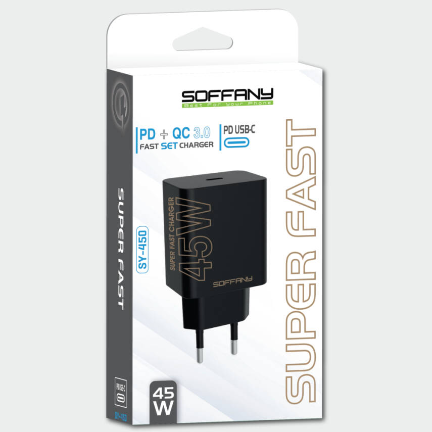 SY-450 45W PD TURBO C-to-C Şarj & Data Kablosu - 2