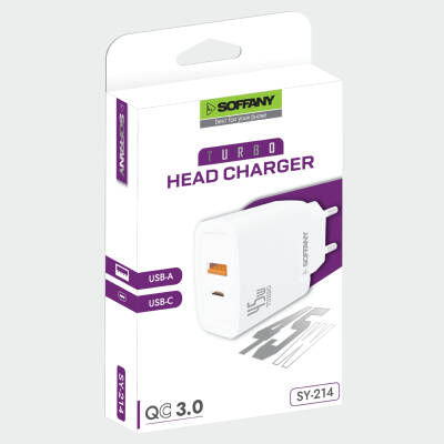 SY-214 45W Usb-A ve Usb-C Şarj Adaptörü - 2