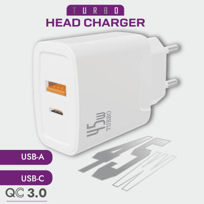 45W USB-C Şarj & Data Kablosu