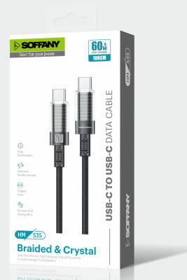 60 W Type-C to Type-C Şarj & Data Kablosu - 2