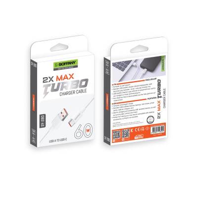 60W USB-A – USB-C Şarj ve Data Kablosu - 2