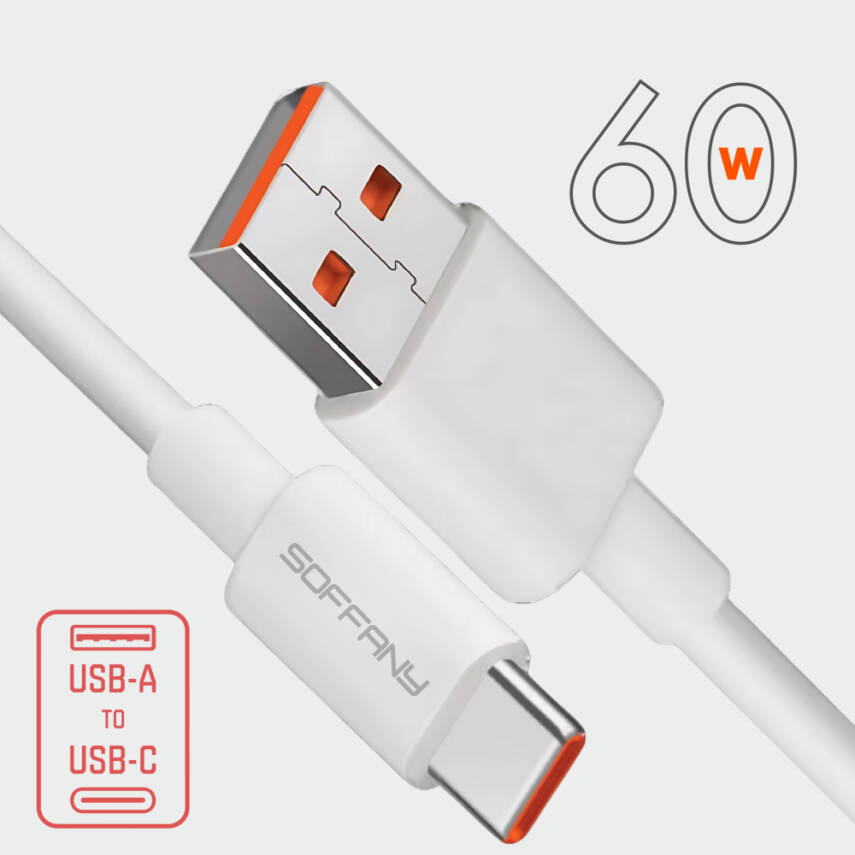 SY-280 60W USB-A / USB-C USB Data Kablosu - 1