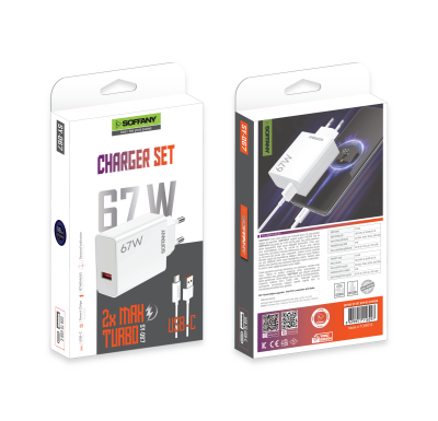 67W TURBO USB-C Şarj & Data Kablosu - 4