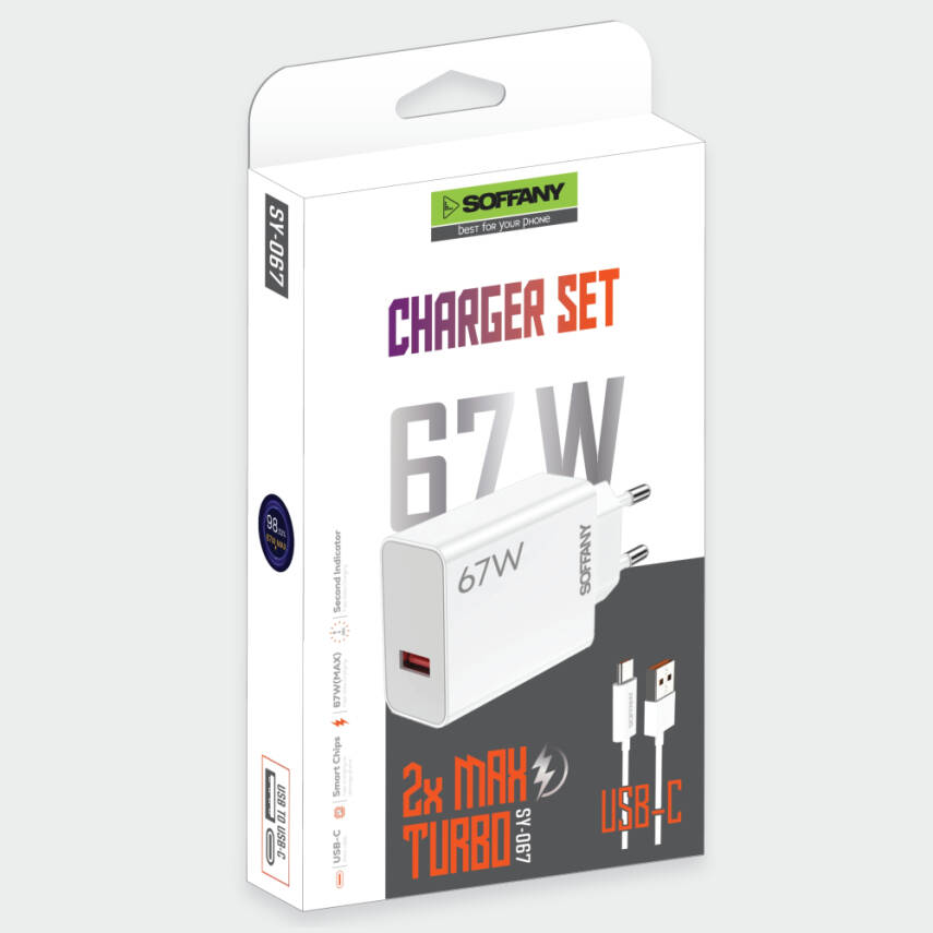 SY-067 67W TURBO USB-C Şarj & Data Kablosu - 3