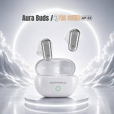 Aura Buds Pro Sound Kablosuz Bluetooth Kulaklık TWS Wireless Earbuds Dokunmatik - 4