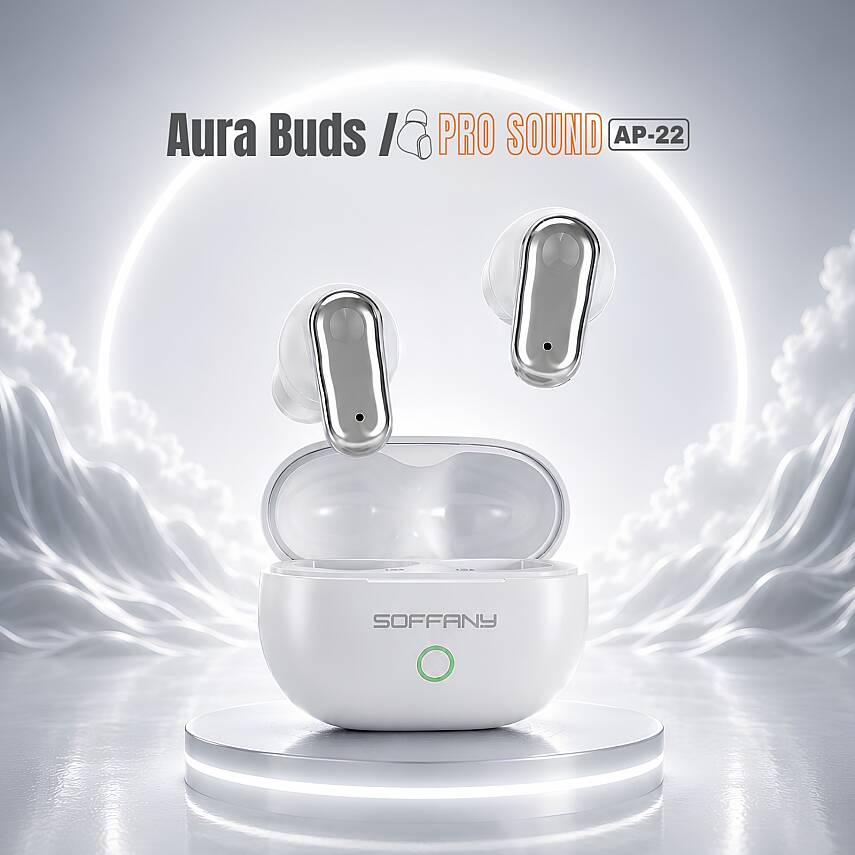 Aura Buds Pro Sound Kablosuz Bluetooth Kulaklık TWS Wireless Earbuds Dokunmatik - 4