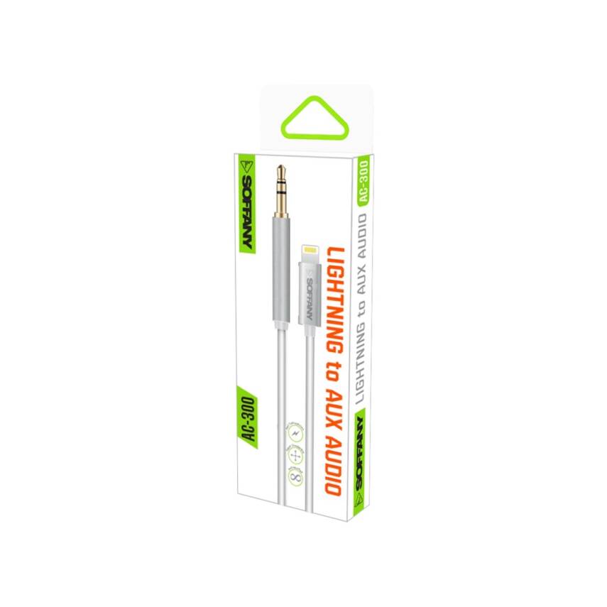 AUX Lightning Dönüştürücü Adaptör Beyaz - 2