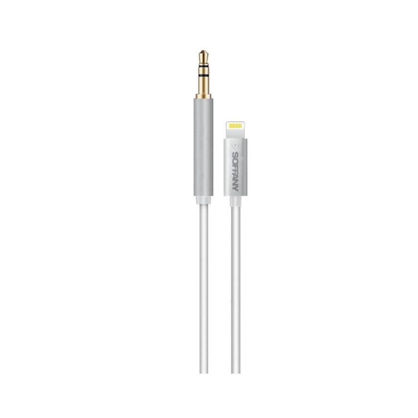 AUX Lightning Dönüştürücü Adaptör Beyaz - 1