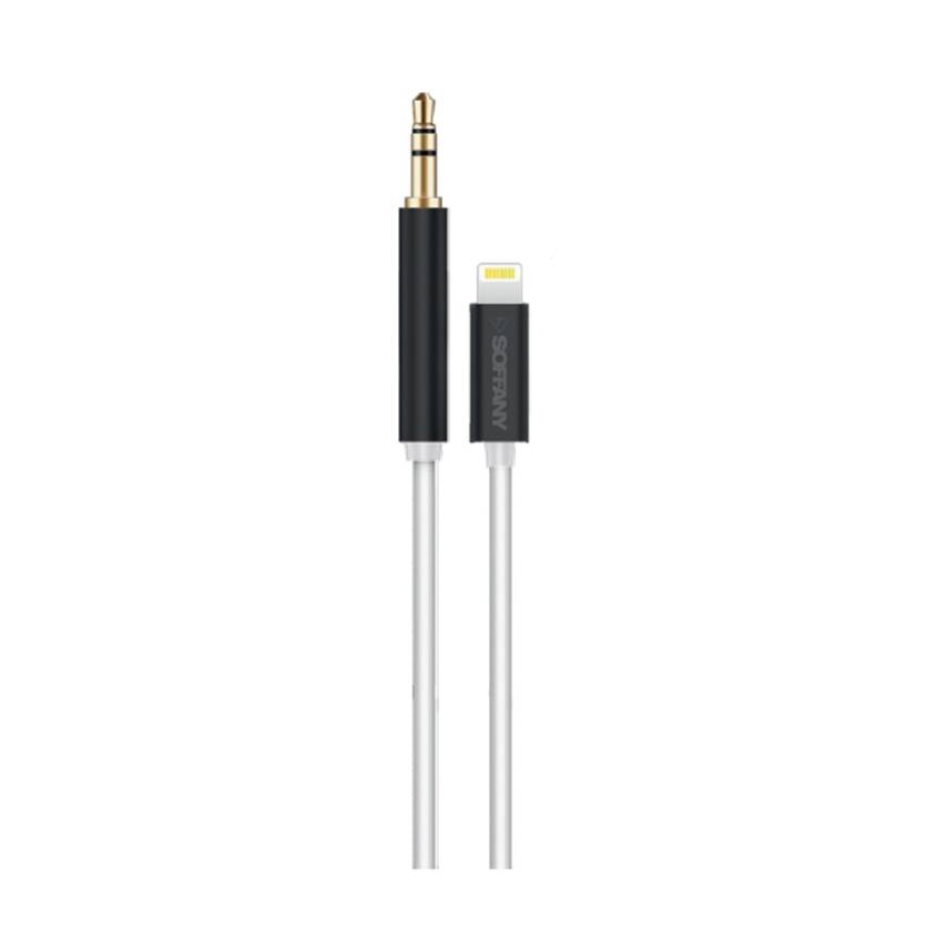 AUX Lightning Dönüştürücü Adaptör Siyah - 1