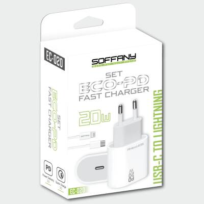 EC-020 20W ECO-PD Hızlı Şarj USB-C to Lightning - 2