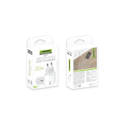 20W ECO-PDHızlı Şarj Adaptörü USB-C to Lightning - 2