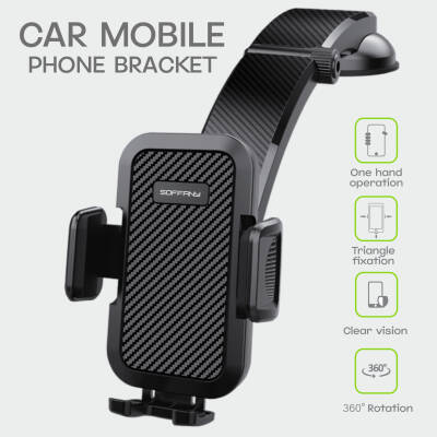 360° Ekstra Güçlü Vantuzlu Araç İçi Telefon Tutucu