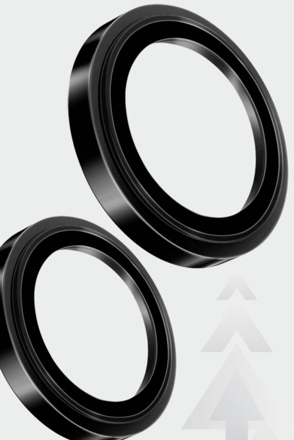 iPhone 11 / 12 / 12 Mini Kamera Lens Koruyucu Cam – Siyah - 3