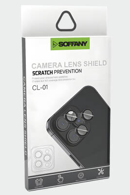 iPhone 11 Pro / 11 Pro Max / 12 Pro Kamera Lens Koruyucu Cam - Siyah - 5