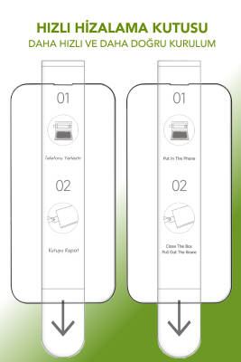 iPhone 15 Pro Max Otomatik Hizalanan 5D Ekran Cam Koruyucu (2 Adet) - 4