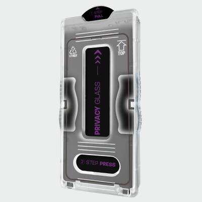 iPhone 16 Plus Hayalet Görünümlü Mekanizmalı Temperli Cam Ekran Koruyucu - 2