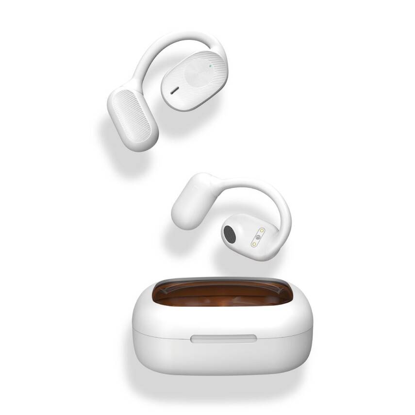  Kulak Üstü Bluetooth Kulaklık + Şarj Kablosu Beyaz - 1
