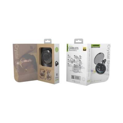  Küpe Tipi Bluetooth Kulaklık + Şarj Kablosu Siyah - 2