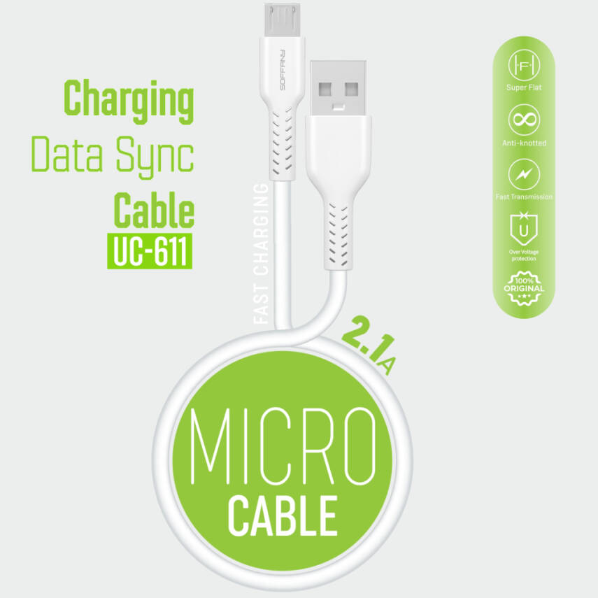 UC-611 Micro USB Data Kablosu - 1