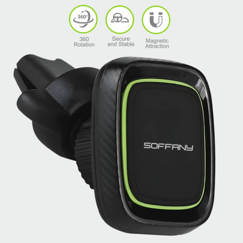 MCH-110 360° Mıknatıslı Araç İçi Telefon Tutucu / Klima Uyumlu - 1