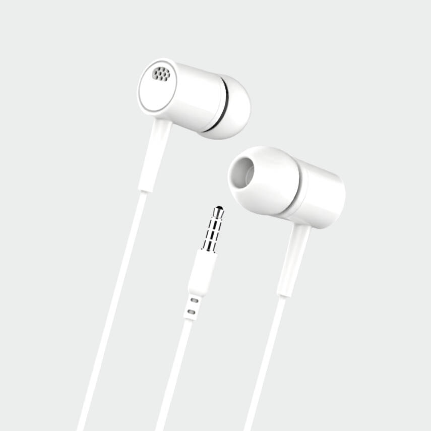 HF89-001 Jack Girişli / Kablolu Kulaklık / Beyaz - 1